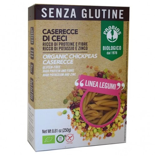 Βιολογικό ζυμαρικό Πλεξούδα με Ρεβύθια χωρίς Γλουτένη 250gr PROBIOS