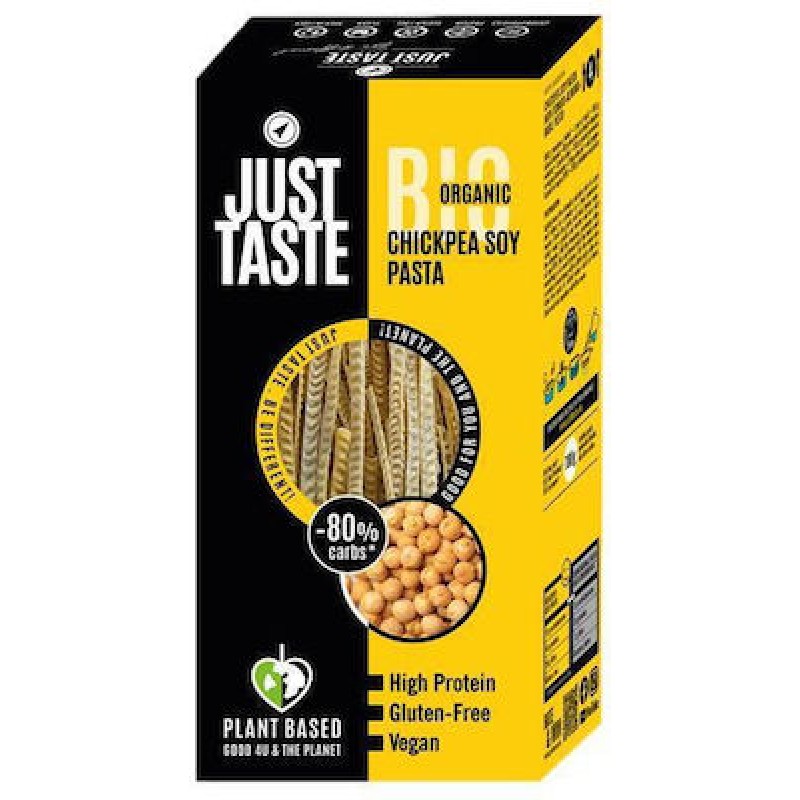Βιολογικά ζυμαρικά από Ρεβύθια χωρίς γλουτένη 250gr JUST TASTE