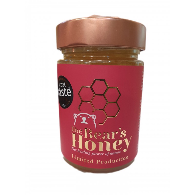 Βιολογικό μέλι  Λεβάντας "Μέλι της Αρκούδας" 440gr 