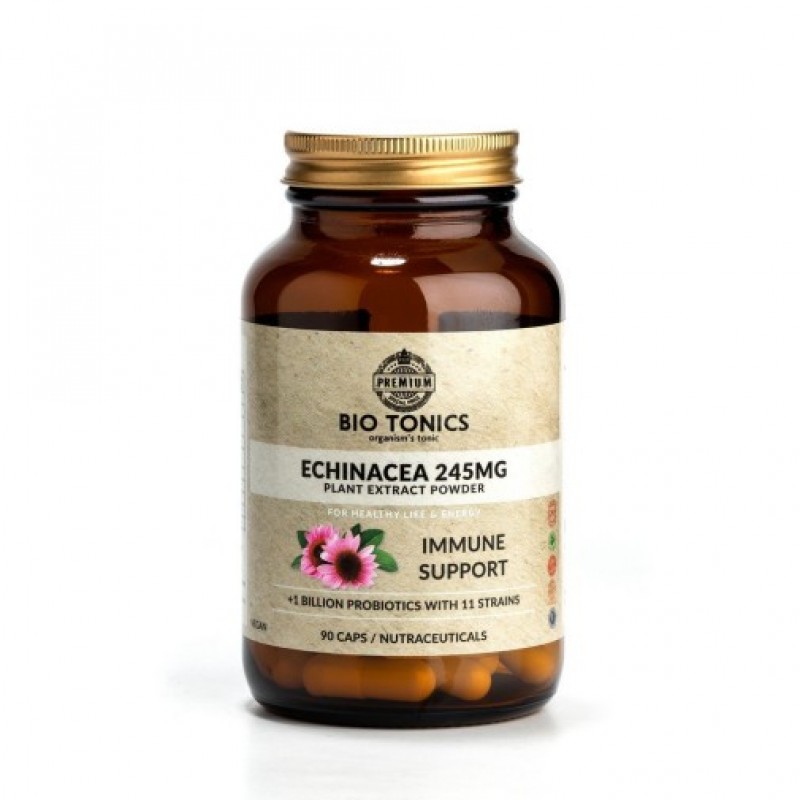 Echinacea (Εχινάκεια) EX Ενίσχυση ανοσοποιητικού 245mg 90 Vegan caps BIO TONICS