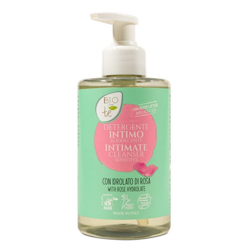 Βιολογικό καθαριστικό ευαίσθητης περιοχής με υδρόλυμα τριαντάφυλλου- Bioconte - Intimate wash sensitive