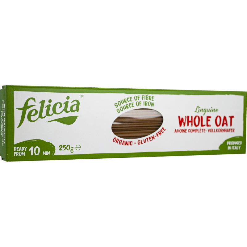 Βιολογικό Λιγκουίνι βρώμης ολικής χωρίς Γλουτένη Felicia 250gr