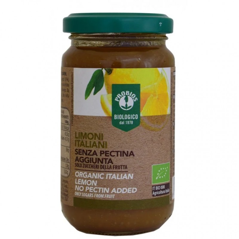 Βιολογική Μαρμελάδα Λεμόνι χωρίς ζάχαρη 220gr PROBIOS