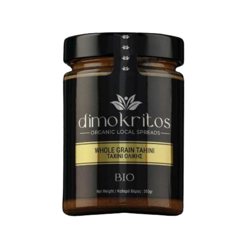 Βιολογικό ταχίνι ολικής Ελληνικό χωρίς Γλουτένη 310gr Dimokritos