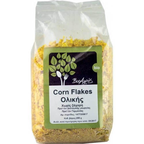 Βιολογικά Κορν Φλέικς (corn flakes) ολικής "ΒιοΑγρός" 250gr