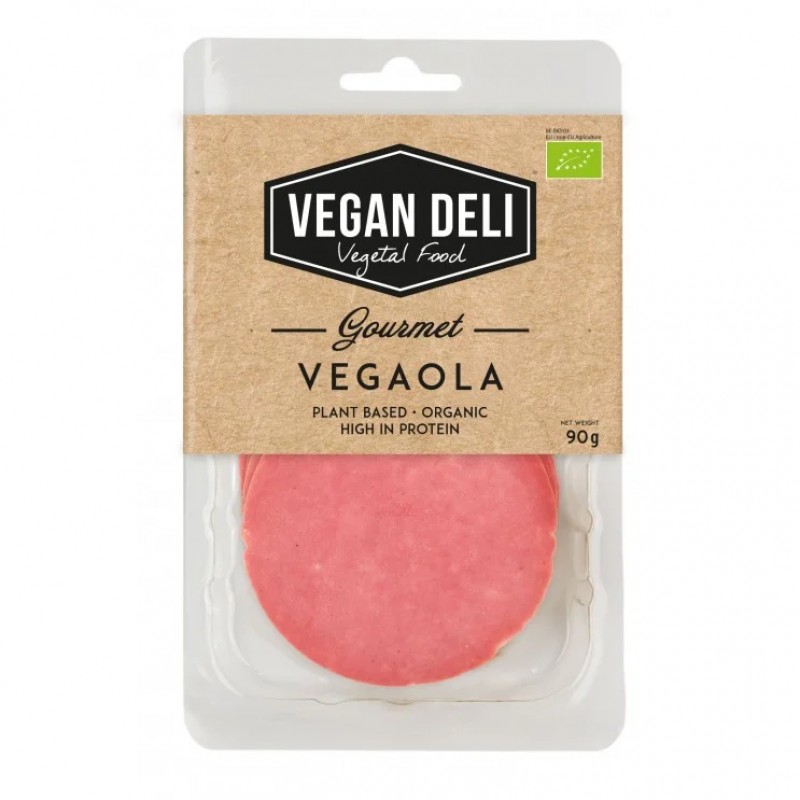 Βιολογικό φυτικό σαλάμι VEGAOLA High in Protein 90gr Vegan Deli