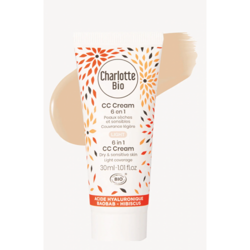 Βιολογική CC Cream Διόρθωσης Τόνου & Φωτεινότητας Charlotte Bio