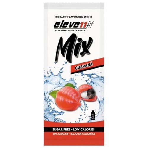 Eleven mix χυμός σκόνη Γκουαρανα Guarana χωρίς ζάχαρη low calories Keto friendly 9gr