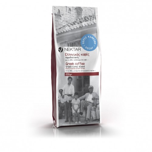 Βιολογικές καφές Ελληνικός Ντεκαφεινε 200gr NEKTAR