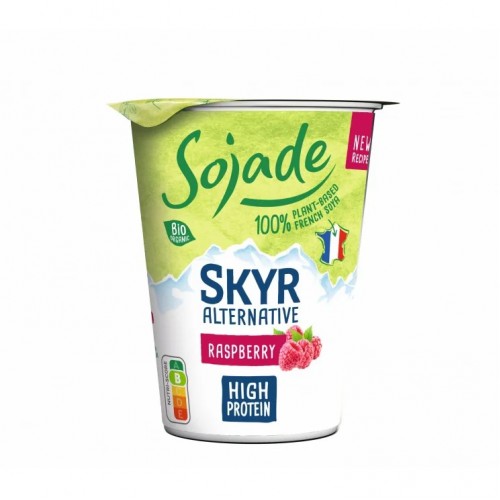 Βιολογικό επιδόρπιο Σόγιας SKYR Rasberry Σμέουρο 400gr Sojade