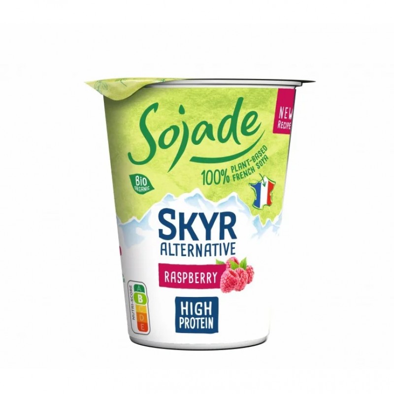 Βιολογικό επιδόρπιο Σόγιας SKYR Rasberry Σμέουρο 400gr Sojade