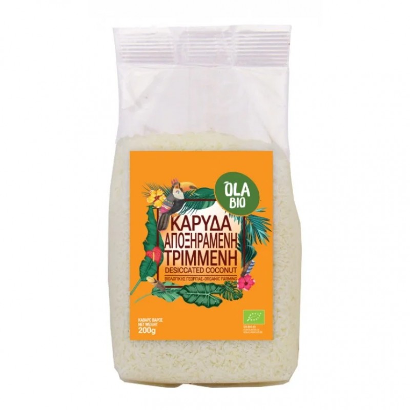 Βιολογική Καρύδα τριμμένη 200gr Ola bio