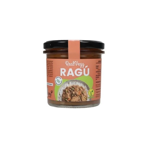 Βιολογική σάλτσα Ραγού RAGU Vegan χωρίς γλουτένη & λακτόζη 280gr Real Vegy