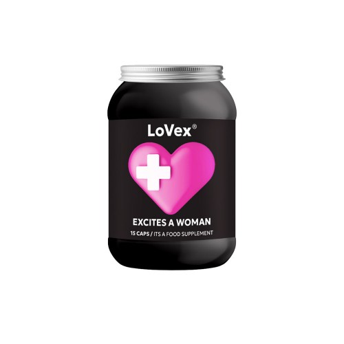 Βοτανικό συμπλήρωμα ερωτικής διάθεσης και ενέργειας για την Γυναίκα EXCITES A WOMAN LoVex 15caps