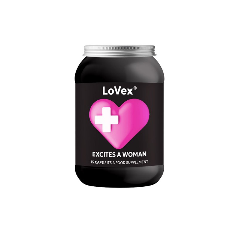 Βοτανικό συμπλήρωμα ερωτικής διάθεσης και ενέργειας για την Γυναίκα EXCITES A WOMAN LoVex 15caps