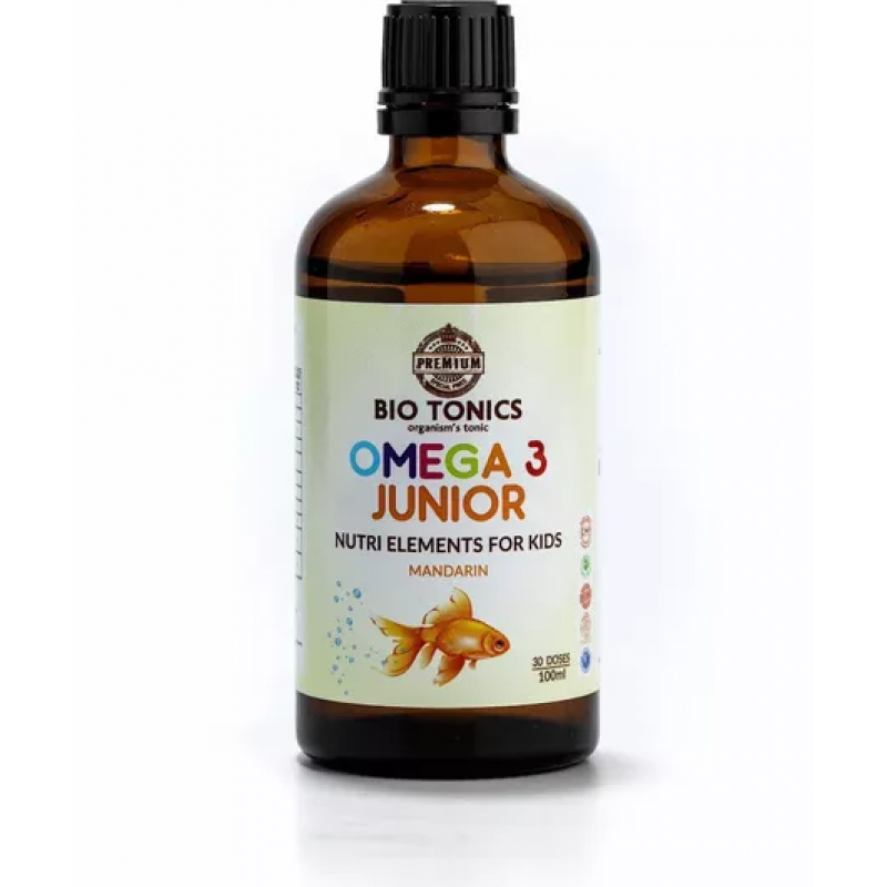 Συμπλήρωμα OMEGA 3 υγρής μορφής JUNIOR For Kids 100ml BIO TONICS