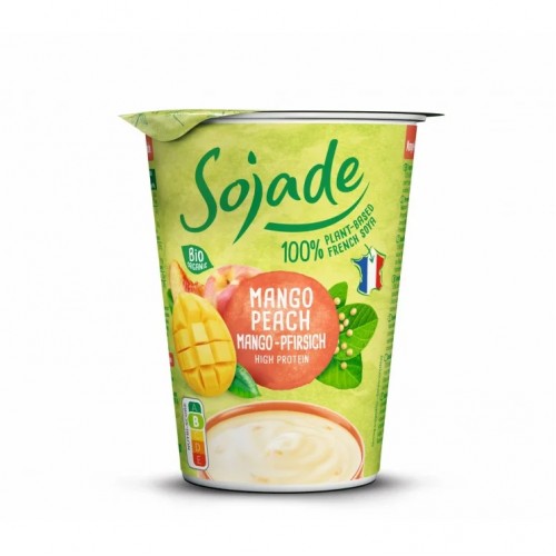 Βιολογικό επιδόρπιο Σόγιας Μάνγκο Ροδάκινο 400gr Sojade