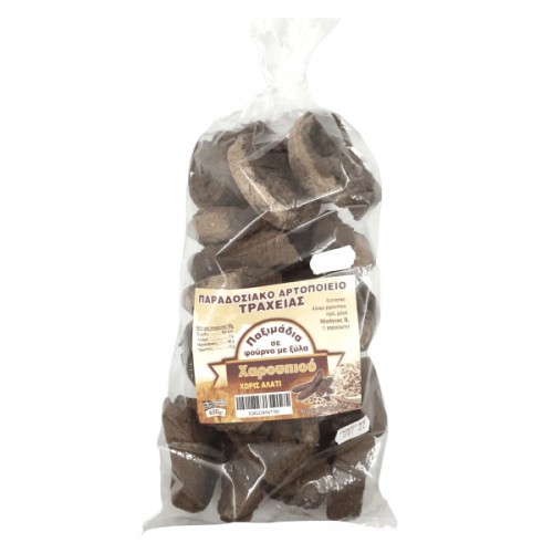 Παξιμάδια Χαρουπιού 100% χωρίς αλάτι ΤΡΑΧΕΙΑΣ 400gr