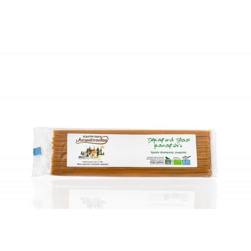 Βιολογικά σπαγγέτι Ζεας λευκό 400gr Αγρόκτημα Αντωνόπουλου