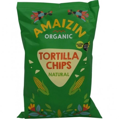 Βιολογικά τσιπς καλαμποκιού Nachos 150gr Amaizin