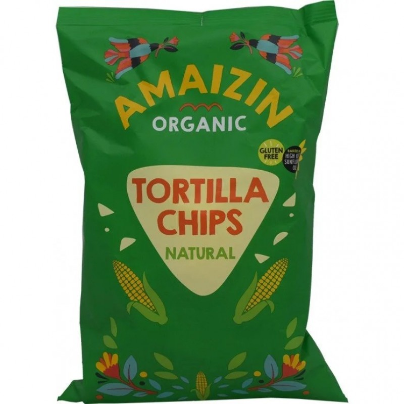Βιολογικά τσιπς καλαμποκιού Nachos 150gr Amaizin