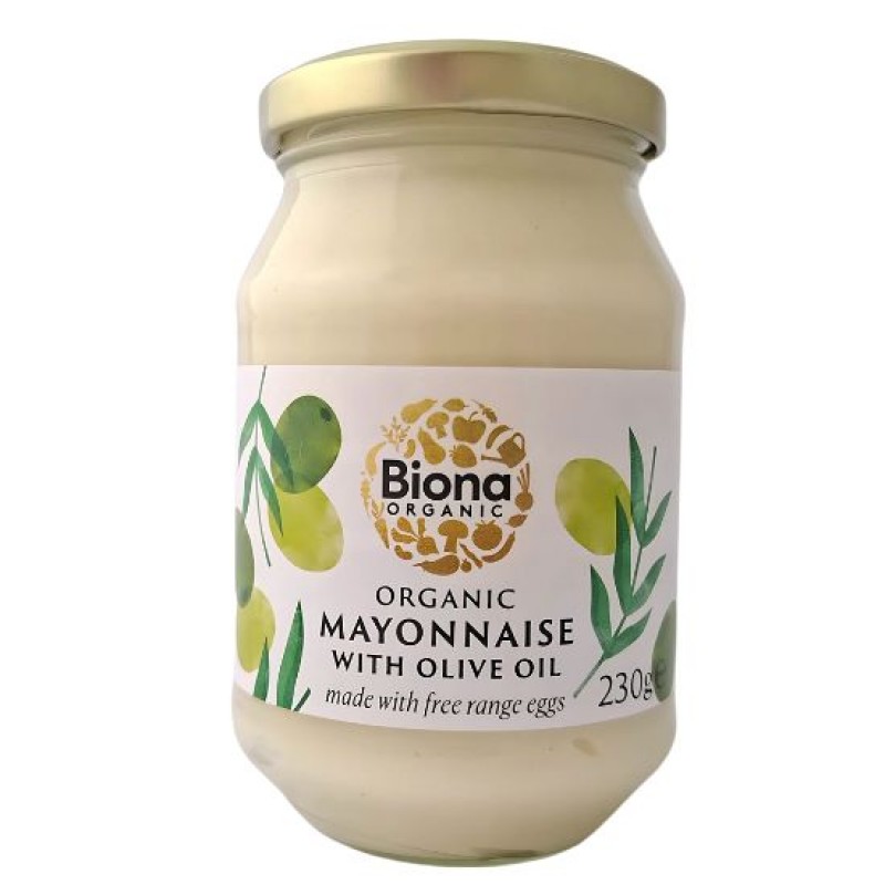 Βιολογική μαγιονέζα με έξτρα παρθένο ελαιόλαδο 230gr BIONA