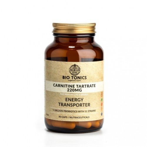 Καρνιτίνη CARNITINE TARTRATE Eenergy Transporter 220mg BIO TONICS 