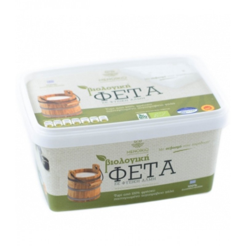 Βιολογικό τυρί Φέτα Αιγοπρόβειο 900gr Μενοίκιο