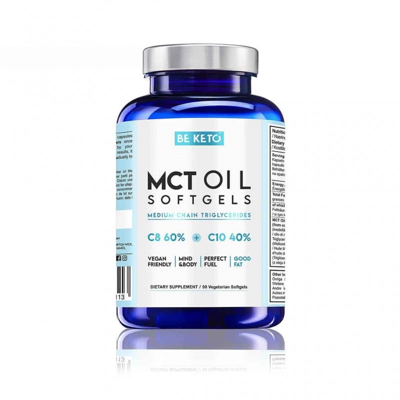 Κάψουλες MCT Oil C8/C10 Beketo (90 Κάψουλες)