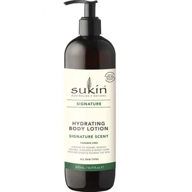 Ενυδατική Λοσιόν Σώματος με Αλόη, Rosehip & Sesame Oil  | Sukin Naturals Hydrating Body Lotion Signature