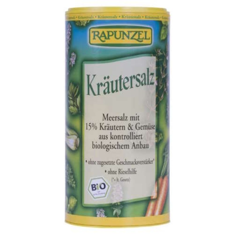 Βιολογικό αλάτι με βότανα Rapunzel 125gr