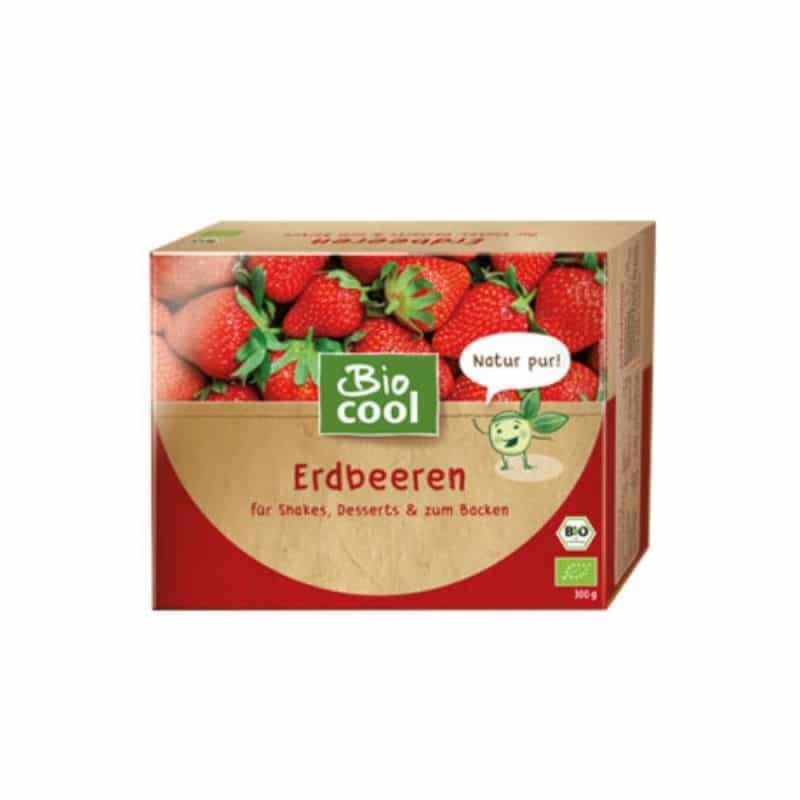 Βιολογικές φράουλες κατεψυγμένες 300gr BIO COOL