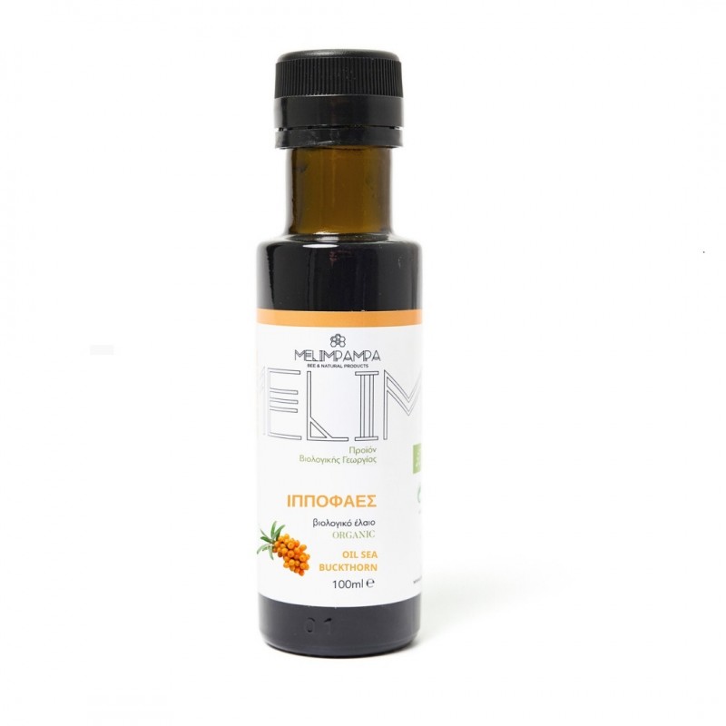 Βιολογικό λάδι Ιπποφαές βρώσιμο 100ml melimpampa