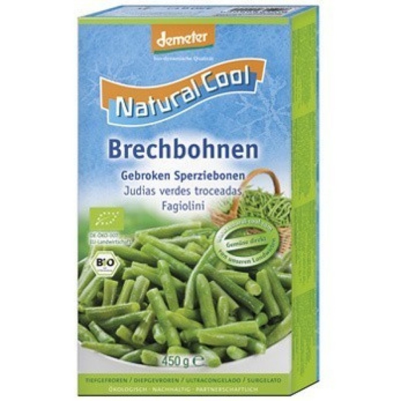 Βιολογικά φασολάκια κατεψυγμένα 450 gr Natural Cool
