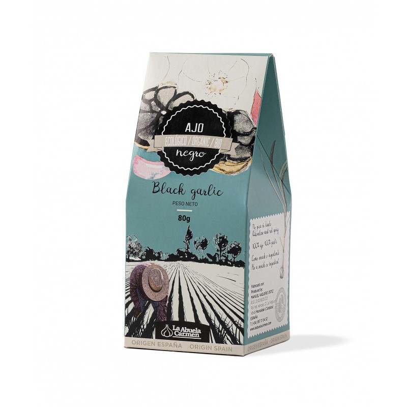 Βιολογικό μαύρο σκόρδο 80gr La Abuela Carmen