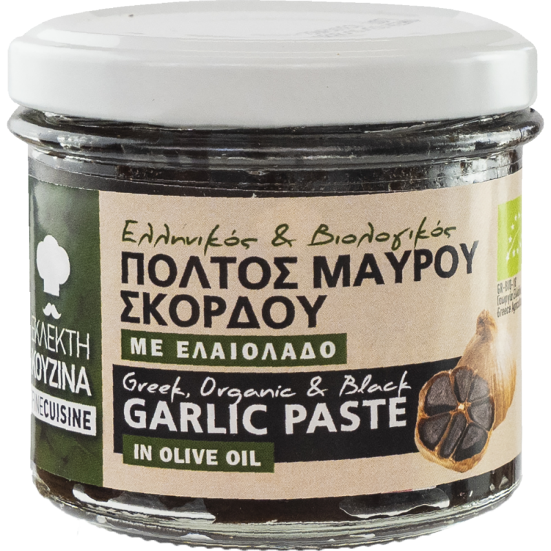 Βιολογική πάστα μαύρου Σκόρδου 100gr Εκλεκτή Κουζίνα