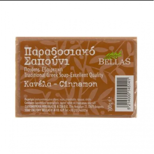 Σαπούνι κανέλλα 100gr Bellas