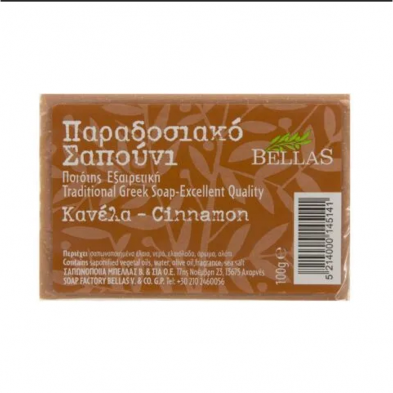 Σαπούνι κανέλλα 100gr Bellas