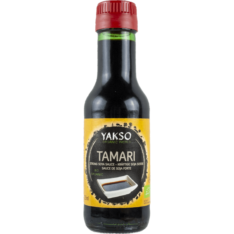 Βιολογική σάλτσα Σόγιας "Tamari" χωρίς γλουτένη 125ml Yakso Βιολογική σάλτσα Σόγιας "Tamari" χωρίς γλουτένη 125ml Yakso