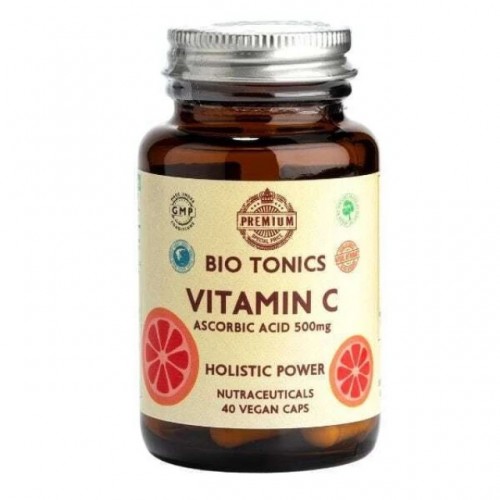 Βιταμίνη C Ascorbic acid 500mg 40  Vegan caps BIOTONICS
