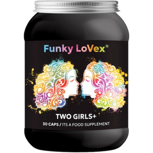 Βοτανικό συμπλήρωμα ερωτικής διάθεσης και ενέργειας TW0 GIRLS+ Funky LoVex 30caps 