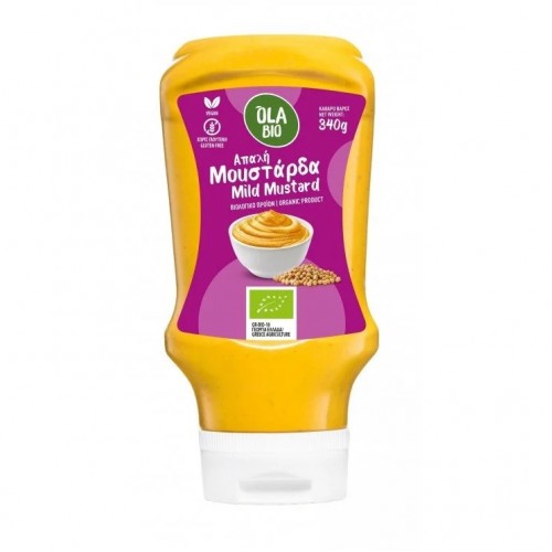 Βιολογική μουστάρδα απαλή 340gr Ola bio 