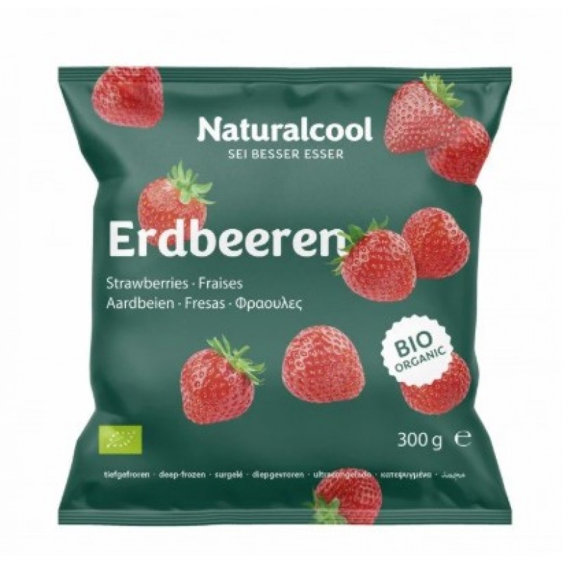 Βιολογικές φράουλες  (strawberries) κατάψυξη 300g Natural cool