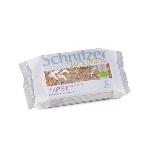 Βιολογικό ψωμί από Κεχρί χωρίς γλουτένη "Schnitzer" 250gr