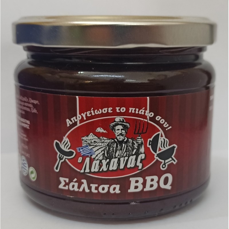 Σάλτσα ντομάτας Μπάρμπεκιου BBQ "Λαχανάς" 330gr Σάλτσα ντομάτας Μπάρμπεκιου BBQ "Λαχανάς" 330gr