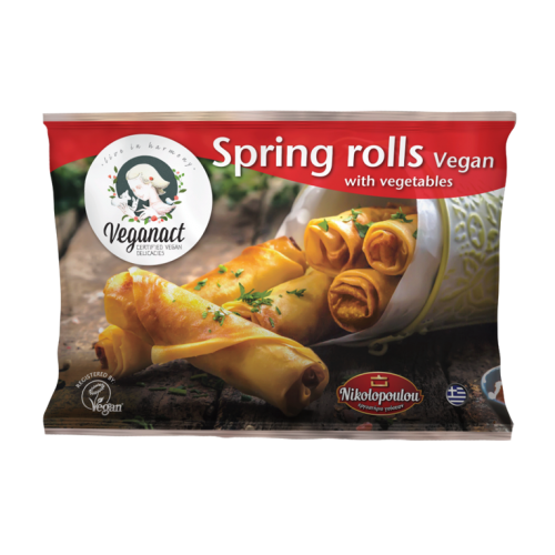 Spring Rolls Λαχανικών vegan "Veganact" 360gr Spring Rolls Λαχανικών vegan "Veganact" 360gr