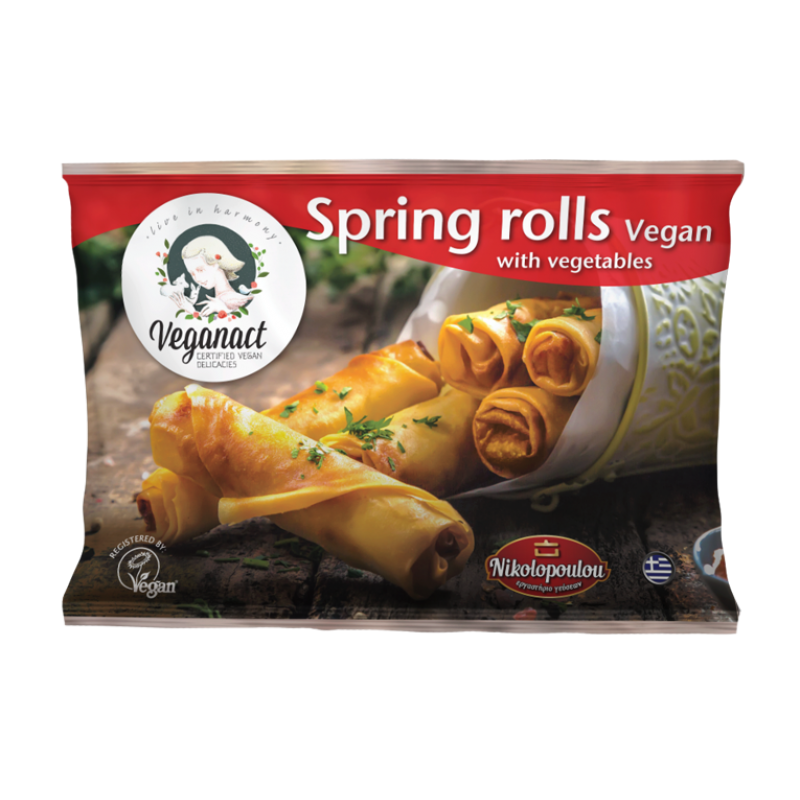 Spring Rolls Λαχανικών vegan "Veganact" 360gr