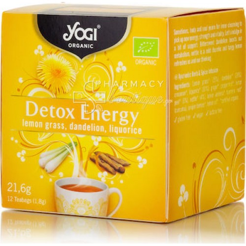 Βιολογικό Τσάι Detox Energy "Yogi" 21,6gr